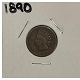 US 1890 Indian Cent