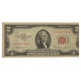 1953 RED SEAL $2 US Note
