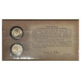 1st Day Coins Minted, Stamp Issued