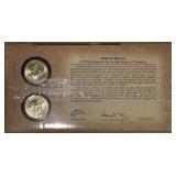 1st Day Coins Minted, Stamp Issued
