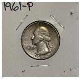 US Silver 1961 Quarter