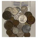 (27) Foreign Coins - (14) Countries