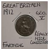 Gr.Brit. 1912 Farthing really nice