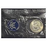 US 1971S 90% Silver UNC Ike $1