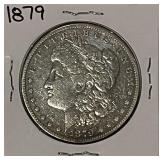 US 1879 Silver Morgan Dollar