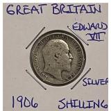 Silver 1906 Gr. Brit. Shilling
