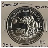 Troy Oz. Silver Somalia 2016 100 Shillings
