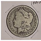 1884O Silver Morgan Dollar
