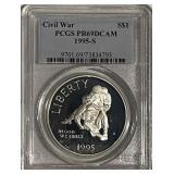 Cert. PR69DCAM Silver 1995S $1