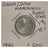 China/Japan Puppet State Manchukuo