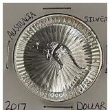 Troy Oz. Silver Art Bar Australia 2017 $1