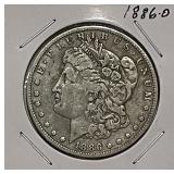 1886O Silver Morgan Dollar