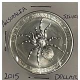 Troy Oz. Silver Art Bar Australia 2015 $1