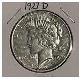 1927D Silver PEACE Dollar