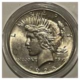 1925 UNC Silver 1925 PEACE Dollar