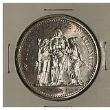 Silver 1965 France 10 Francs