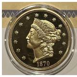 Ldt.Ed Gold Plated PROOF Replica