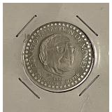 1/2 Troy Oz. Silver Art Bar 1981