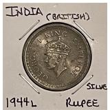 Silver India (G.B.) 1944L Rupee