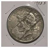 1923S Silver PEACE Dollar
