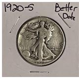 1920S Silver W.L. Half Dollar