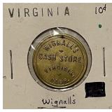 Virginia NE Good For Token 10c