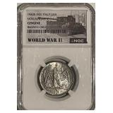 Cert. Genuine 1940R Lira non-magnetic