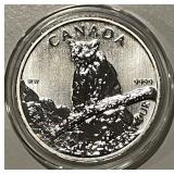 Troy Oz. Silver Art Bar 2012 Canada $5