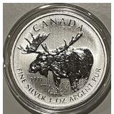 Troy Oz. Silver Art Bar 2012 Canada $5