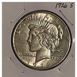 1926S Silver PEACE Dollar