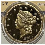 Ldt.Ed Gold Plated PROOF Replica