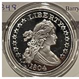 Ldt.Ed Silver Plated PROOF Replica