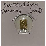 1 Gram Pure Gold Bar .9999