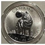 Troy Oz. Silver Art Bar 2011 Canada $5