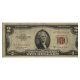 1953C RED SEAL $2 US Note