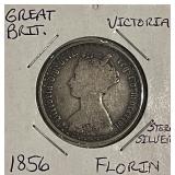 Silver 1856 Gr.Brit. Florin