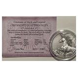 Ltd.Ed Troy Oz. .999 Silver Tokelau 2014