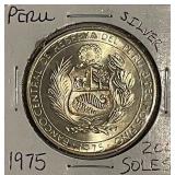 Silver 1975 Peru 200 Soles