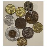 (9) Numismatic Coins/Tokens