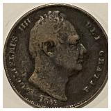 1833 Wm IIII Gr.Brit. Farthing