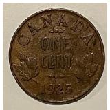 Key Date 1925 Canada Cent