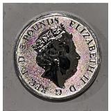 2 Troy Oz. Silver 2001 Gr.Brit. 5P