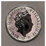 2 Troy Oz. Silver 2001 Gr.Brit. 5P