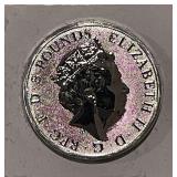 2 Troy Oz. Silver 2001 Gr.Brit. 5P