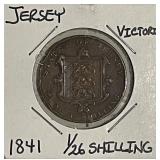 1841 Jersey 1/26 Shilling