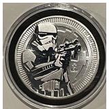 Troy Oz. Silver STAR WARS NIUE 2018
