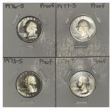 4 PROOF Quarters
