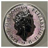 2 Troy Oz. Silver 2001 Gr.Brit. 5P