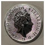 2 Troy Oz. Silver 2001 Gr.Brit. 5P