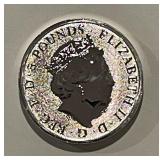 2 Troy Oz. Silver 2001 Gr.Brit. 5P